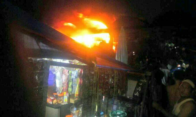 Kebakaran Ruko Pasar Kramat Jati