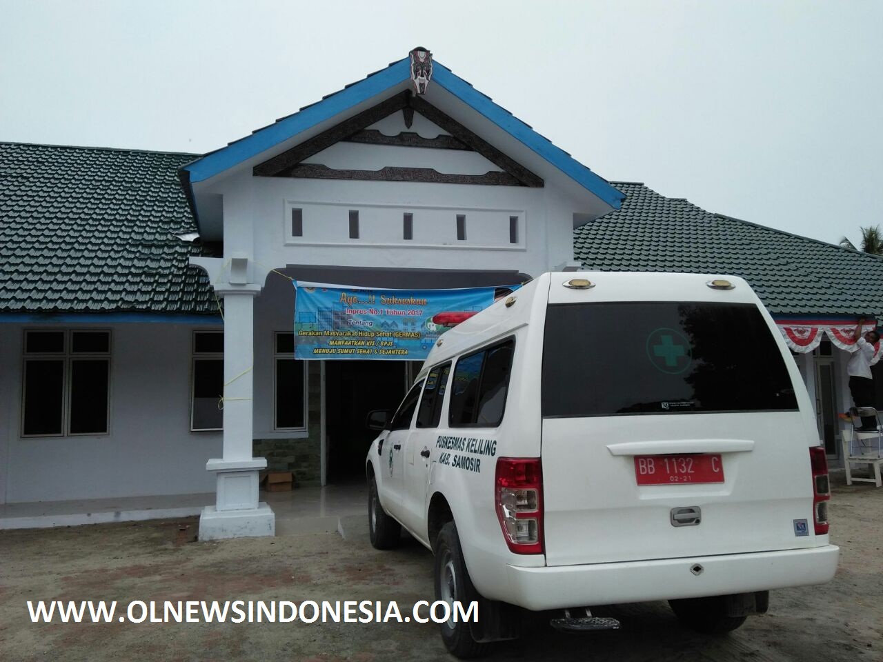 Gedung baru rawat inap Puskesmas Palipi Samosir
