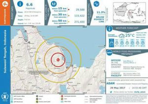 Gambar Peta Lokasi Terjadinya Gempa Bumi di Wuasa Sulawesi Tengah