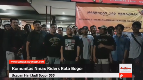 Ucapan HJB 535 Dari NMAX Kota Bogor