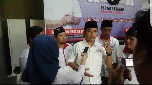 Ketua DPW GRIND Jawa Barat Deden Dinar Mukti Saat Pers Conference