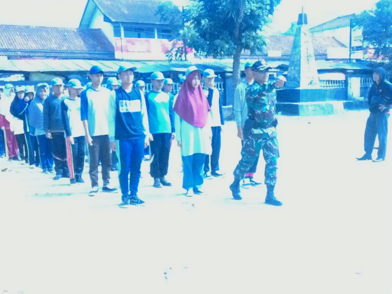 Latihan Paskibra HUT RI KE 72 Kecamatan Cisalak Kabupaten Subang