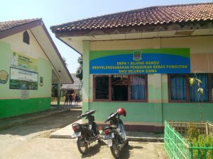 Tampak depan SMP Negeri 1 Bojongmangu