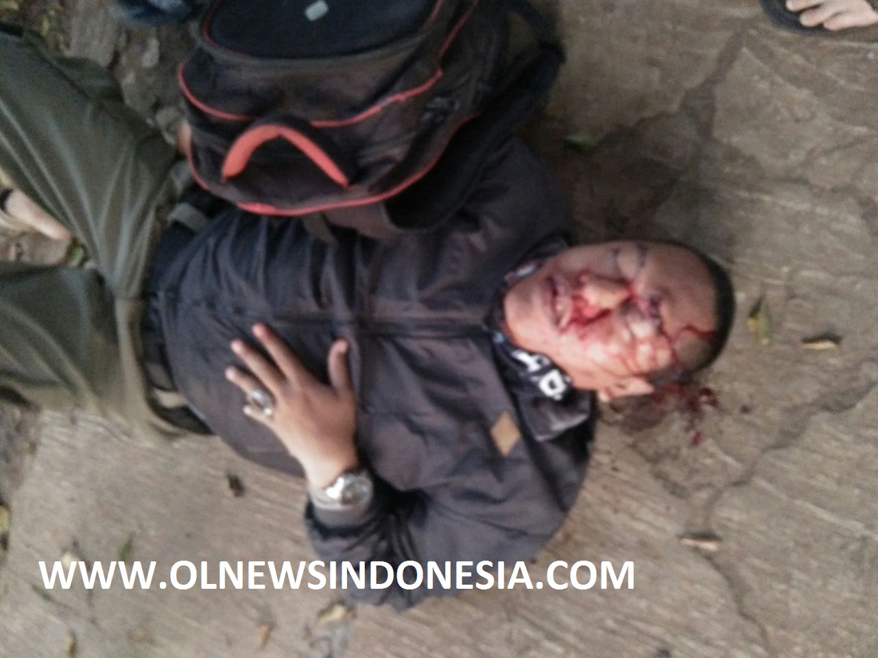 Korban Kecelakaan Lalin di jalan Cibubur