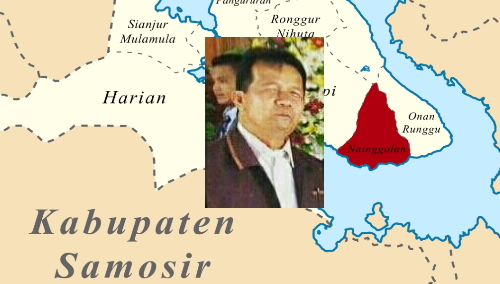 Pangihutan Marbun S.Pd Plt Kepala Desa Pananggahan yang merangkap Camat Nainggolan Kabupaten Samosir Sumatera Utara
