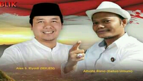 Aleks Riadi Sekjen(kiri) bersama Ketua Umum Presidium Bogor Timur Alhafis Rana(kanan)