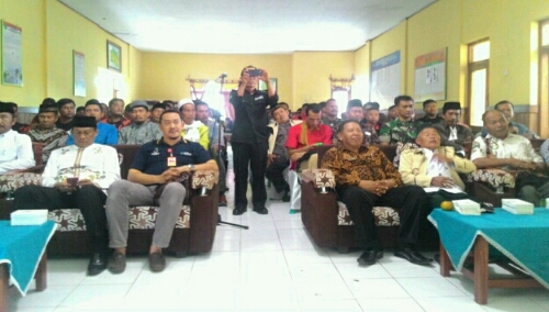 Foto: para tamu undangan di acara kunjungan kerja Kapolres  Subang AKBP M.Joni S.I.K M.SI