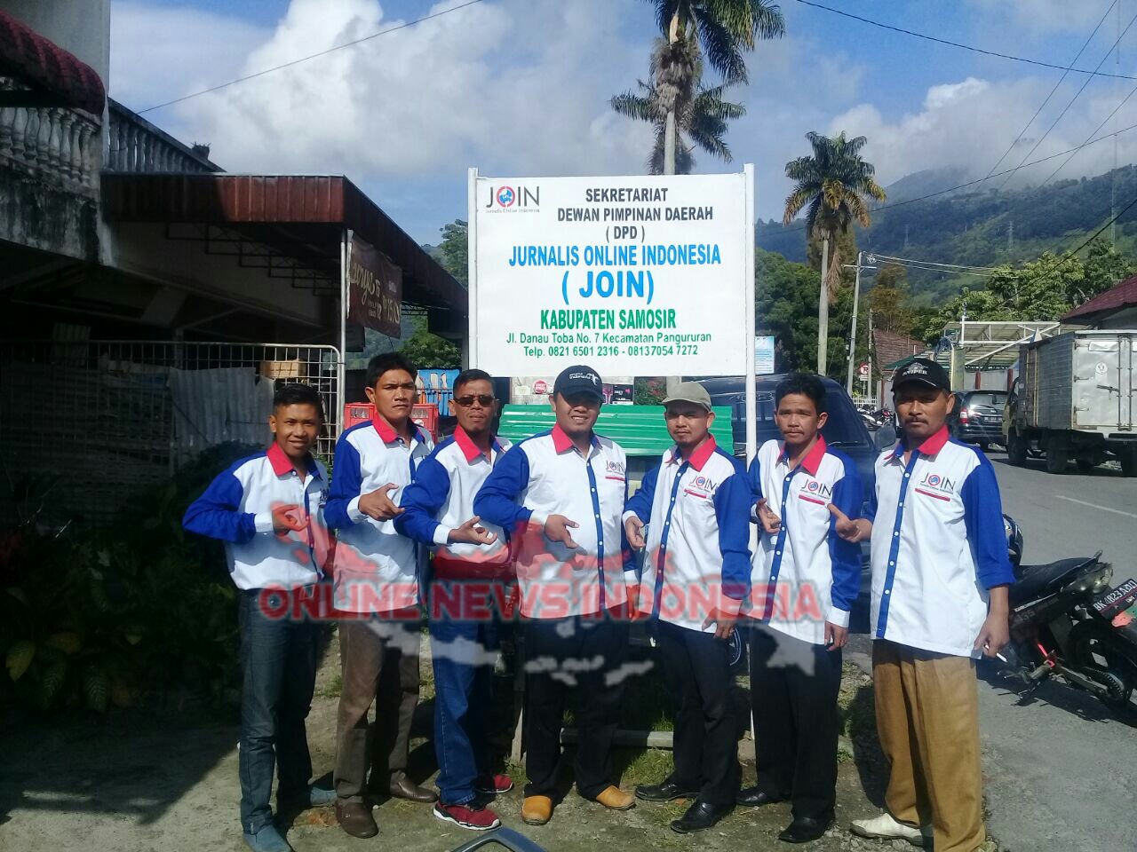 Foto : JOIN Kabupaten Samosir yang terdiri dari sebelas Media, Menyatakan persepsi bersama, dalam memerangi Minuman oplosan di kabupaten Samosir