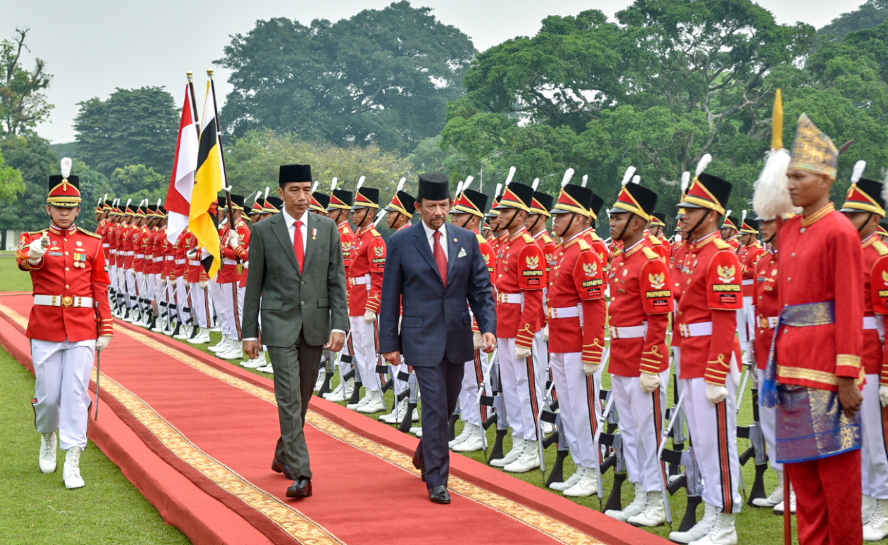 Presiden Joko Widodo & H.M. Sultan Haji Hassanal Bolkiah