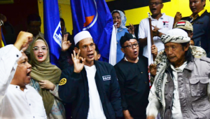 Hasil data quick count Sahabat Jaro Ade (Sahaja) pasangan calon Jaro Ade Ingrid Kansil sebagai pemenang pemilihan Bupati Bogor 2018
