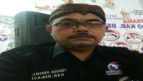 Foto : Ketua DPD Pemuda Perindo Kabupaten Bekasi