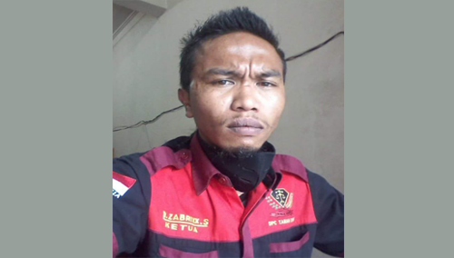 Ketua LSM Penjara Indonesia Kabupaten Karo Budianta, yang akrab di sapa Bang Zabrixx saat memberikan penjelasan seputar C6