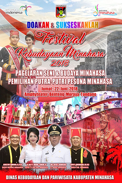 Leaflet Resmi Event Dinas Kebudayaan Dan Parawisata Kabupaten Minahasa