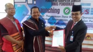 Dinas Pendidikan Kabupaten Samosir Launching Penerapan e-BOS