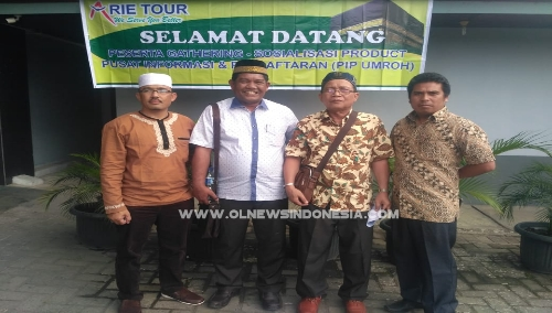 Ket foto : dari Kiri ke kanan (Ust Jandri, Ir. M. Zein Ginting, H. Ridwan Purba, SE, Supartin Sembiring SP)
