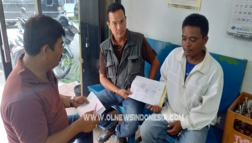 Ket foto : Prinsip Manik, dan Jupetera Ginting korban dari Ahmat Rifai Pane, saat dikonfirmasi salah satu awak media .