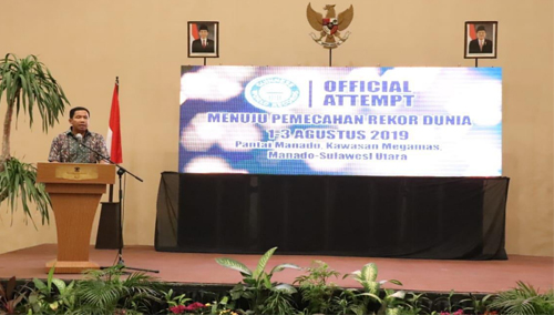 Kapolda Sulut Irjen Pol Sigit Tri Hardjanto Saat Memberikan Sambutan