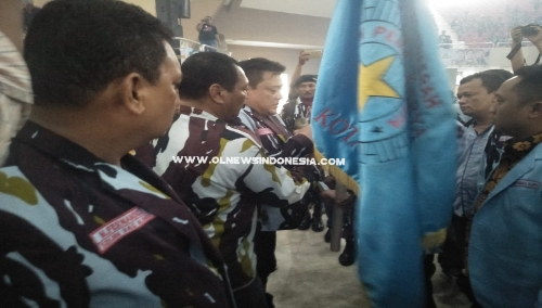 Ket foto : prosesi pengukuhan dan pelantikan PAC IPK Kecamatan Medan Baru, Sabtu (24/08) 2019 di Pardede Hall Medan