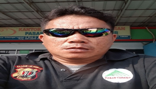 Ket foto. Ade suhendar selaku pemilik pemancingan Adnan steven
