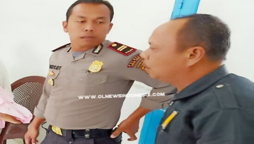Ket foto : Kapolsek Simpang Empat Iptu Dedy Ginting