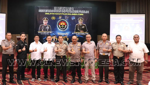 Wakapolda Sulut Bersama Divisi Humas Polri