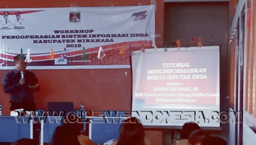 Suasana Workshop Pengoperasian Sistem Informasi, Peserta Memperhatikan Paparan Dari Narasumber