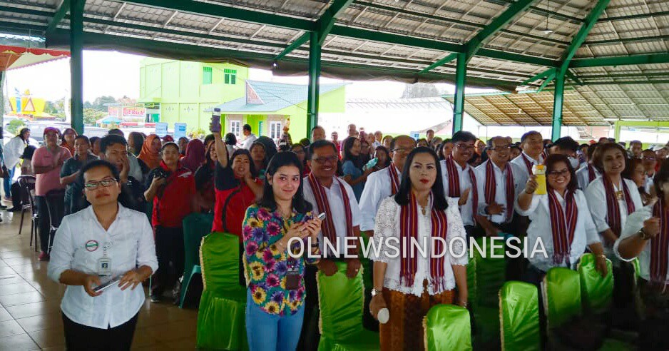 Ket foto : Para Dokter dan Kepala Puskesmas Se Kabupaten Karo turut hadir dalam memeriahkan HKN Ke 55 Di Aula Gerga Tigapanah Kab Karo, Jumat (29/11) 2019  (Ist)
