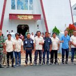 Sinergisitas Pengamanan antara Kepolisian Sektor Tompaso, Koramil Kawangkoan Tompaso dan Panji Yosua di Gereja GMIM EFATA TOMPASO.