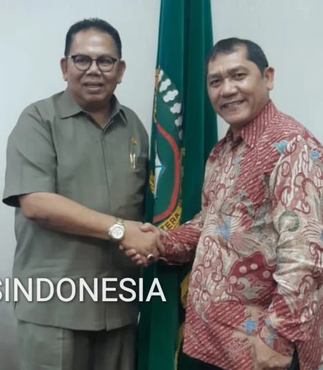 Ket foto : Bupati Karo Terkelin Brahmana bersama Ketua DPRD Sumut Baskami Ginting (Ist)