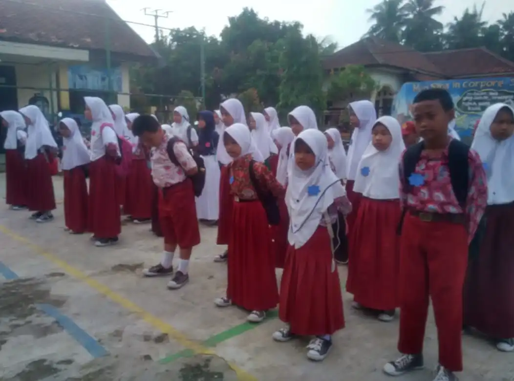 Ket poto. Peserta Lomba dari masing masing Sekolah