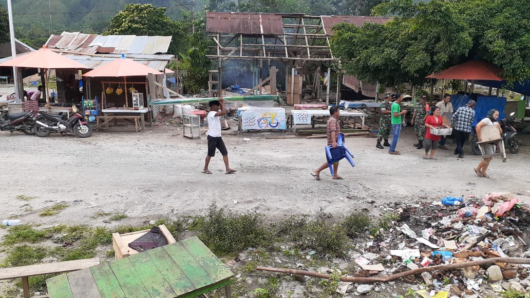 Foto : Masyarakat Sekitar Pembangunan Pelabuhan Feri Ambarita Samosir Tolak Relokasi