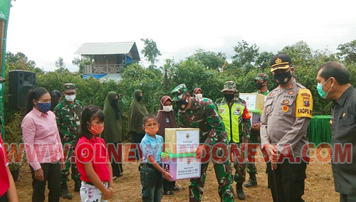 Kodim 0205/TK Laksanakan Pembangunan Sumur Bor Tiga Desa, Di Kab. Karo.