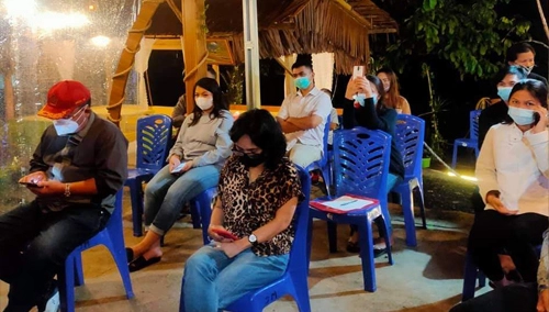 Peserta Hadir Dengan Menerapkan 3M