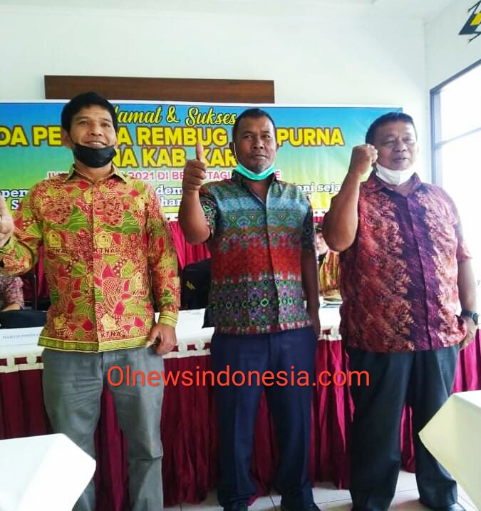 Ket foto : Pengurus  KTNA yang terpilih secara Aklamasi tingkat Kabupaten Karo periode : 2021 -2026 di Hotel Cottage Berastagi, Jum'at (25.06.2021) (Ist)